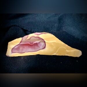 🔥Australian Mookaite Jasper Slab – Yellow & Purple Banded – 9.3 oz